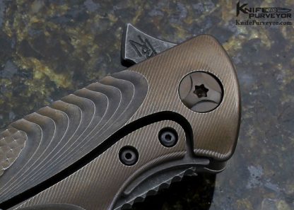 Brian Nadeau Custom Knife Typhoon Frame Lock Flipper - Image 4