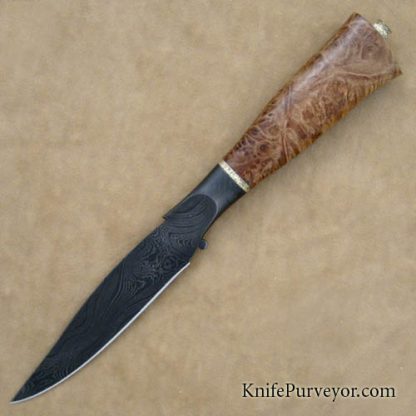 David Broadwell & Bailey Bradshaw Custom Knife Collaboration Fancy Droppoint Hunter