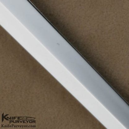 Buster Warenski Custom Knives Fluted Buffalo Horn Desk Dagger - Image 6