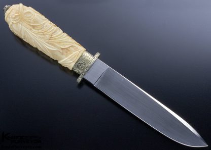 Buster Warenski Custom Knife Sole Authorship Engraved & Carved San Francisco Bowie - Image 3