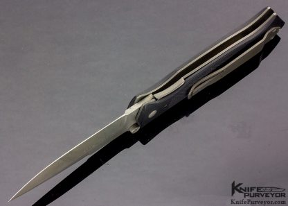 Butch Vallotton Custom Knife "Chameleon" #002  Covert D/A Automatic Linerlock - Image 5