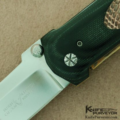 Butch Vallotton Custom Knife Chameleon II Auto - Image 2
