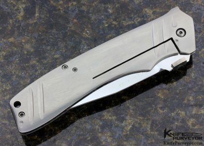 Butch, Rainy and Shawn Vallotton Custom Knife Double Action Automatic "Soilder of Fortune - 98" Officer #04 Liner Lock
