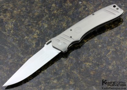 Butch, Rainy and Shawn Vallotton Custom Knife Double Action Automatic "Soilder of Fortune - 98" Officer #04 Liner Lock - Image 8