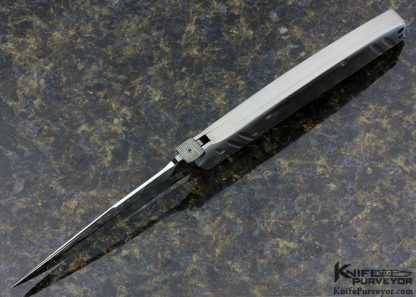 Butch, Rainy and Shawn Vallotton Custom Knife Double Action Automatic "Soilder of Fortune - 98" Officer #04 Liner Lock - Image 7