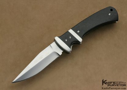 Butch Vallotton Custom Knife Carbon Fiber "Vanguard" D/A Scale Release Linerlock