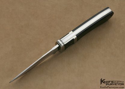 Butch Vallotton Custom Knife Carbon Fiber "Vanguard" D/A Scale Release Linerlock - Image 4