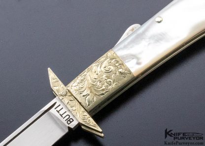 Butti Custom Knife Swing Guard Lockback With Corkscrew - Image 2