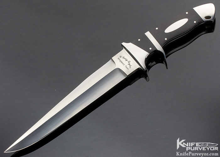 C. Gray Taylor Custom Knife Desert Ironwood Subhilt Fighter