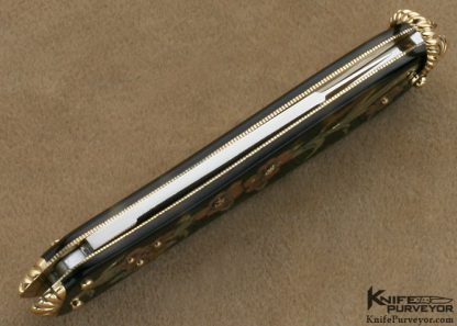 C Gray Taylor Custom Knife Tim George Engraved 3 Bladed Candle End Lobster Pattern Slip Joint - Image 10
