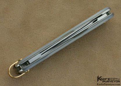 C. Gray Taylor Custom Knife Mother of Pearl Sleeve Board Slip Joint - Image 6