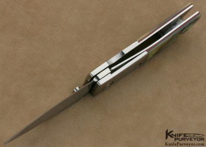 Charlie Morris Custom Knife Abalone Linerlock - Image 8