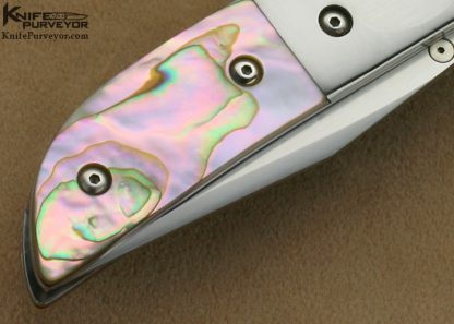 Charlie Morris Custom Knife Abalone Linerlock - Image 5