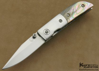 Charlie Morris Custom Knife Abalone Linerlock