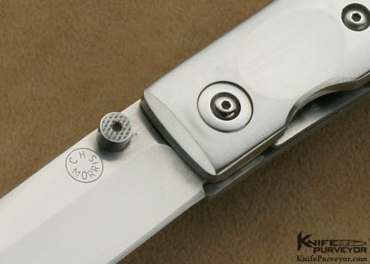Charlie Morris Custom Knife Abalone Linerlock - Image 2