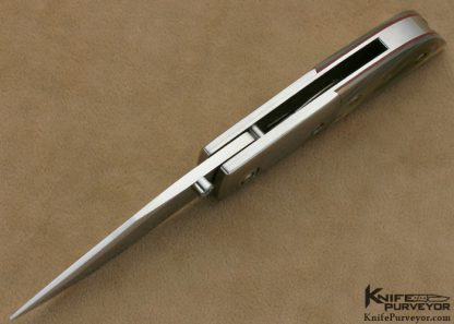 Charlie Morris Custom Knife Abalone Linerlock - Image 6
