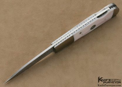 Frank Centofante Custom Knives Loveless Design 25th Anniversary Knifemakers' Guild Pink Pearl Lockback - Image 4