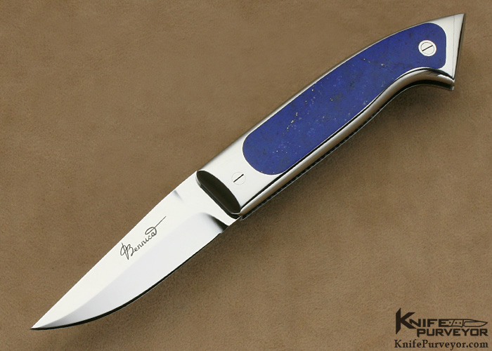 Charles Bennica Custom Knife Lapis Lazuli Take Down "Galaxie"