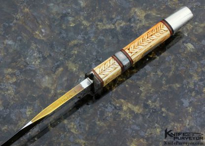 Charles Weiss Custom Knife Miniature Bob Loveless Style Delaware Maid Subhilt Fighter - Image 5