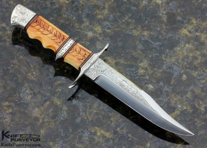 Charles Weiss Custom Knife Miniature Bob Loveless Style Delaware Maid Subhilt Fighter - Image 3