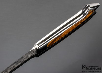 Charlie Bennica Custom Knife Royal Sahara Jasper "Occitanie" Bennica Lock Folder - Image 5