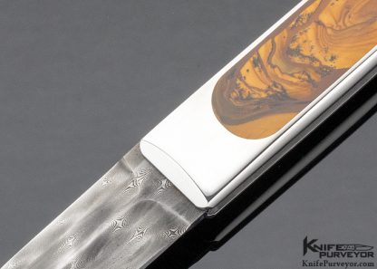 Charlie Bennica Custom Knife Royal Sahara Jasper "Occitanie" Bennica Lock Folder - Image 2