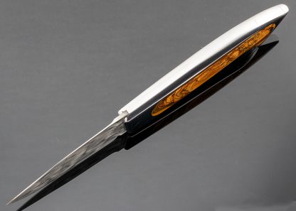 Charlie Bennica Custom Knife Royal Sahara Jasper "Occitanie" Bennica Lock Folder - Image 4