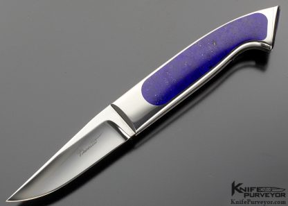 Charles Bennica Custom Knife Lapis Lazuli Folder