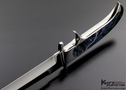 Charly Bennica Custom Knife Pietersite 2009 Subhilt with Sheath - Image 6
