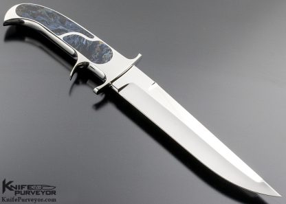 Charly Bennica Custom Knife Pietersite 2009 Subhilt with Sheath - Image 3