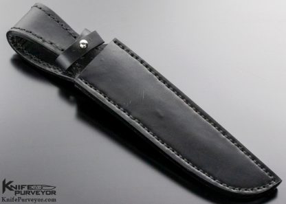 Charly Bennica Custom Knife Pietersite 2009 Subhilt with Sheath - Image 7