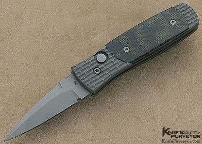 Chris English Custom Knives Button Release Automatic