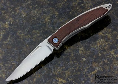 Chris Reeve Custom Knife Mnandi With Cocobolo Inlay Frame Lock