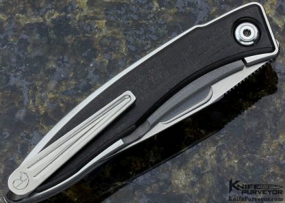 Chris Reeve Custom Knife Mnandi with Gabon Ebony Inlay - Image 3