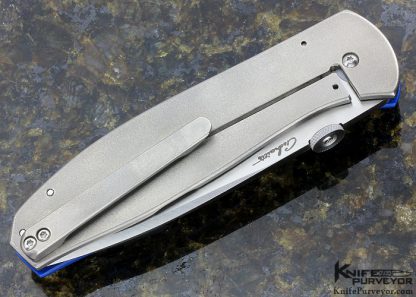 Chuck Gedraitis Custom Knife Model 1 G-10 and Titanium Framelock - Image 3