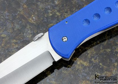 Chuck Gedraitis Custom Knife Model 1 G-10 and Titanium Framelock - Image 2