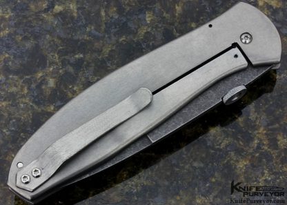 Chuck Gedraitis Custom Knife Milled Titanium Framelock - Image 3