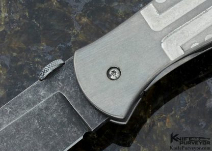 Chuck Gedraitis Custom Knife Milled Titanium Framelock - Image 2