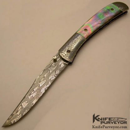 Chuck Gedraitis Blacklip & Damascus Linerlock