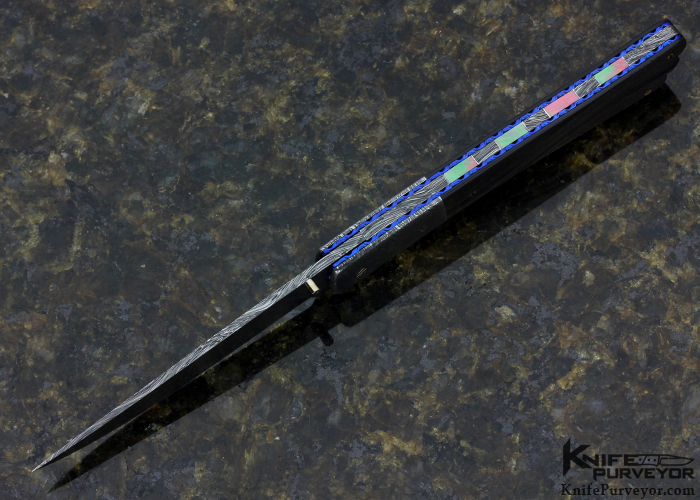 Cliff Parker Custom Knife "Best of Show" 2017 Gator Cutlery Club Show Knife Purveyor