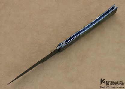 Cliff Parker Custom Knife Sole Authorship Damascus Linerlock - Image 5