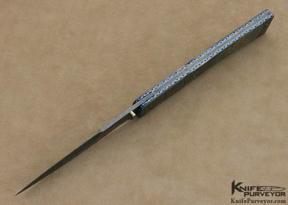 Cliff Parker Custom Knife Sole Authorship Damascus Linerlock - Image 4