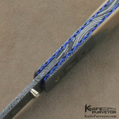 Cliff Parker Custom Knives Sole Authorship Mosaic Damascus Linerlock - Image 5