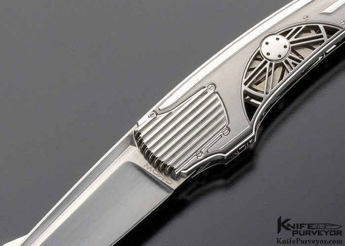 反逆の刃1：1フルメタルコスプレ周辺モデル 鑑賞用 手鍛造打 Corrado Moro Custom Knife Vanquish Unveiled at FICX Paris 2017