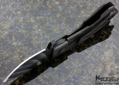 Crusader Forge Custom Knife 3D Camo Titanium Apex Frame Lock Flipper - Image 5