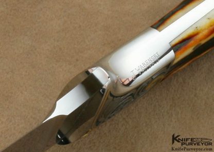 Curt Erickson Custom Knives Julie Warenski Engraved Semi Skinner - Image 7