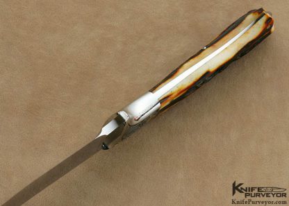 Curt Erickson Custom Knives Julie Warenski Engraved Semi Skinner - Image 6