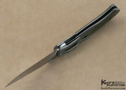 D.B. Fraley Custom Knife JS-25 Canvas Micarta Linerlock - Image 8