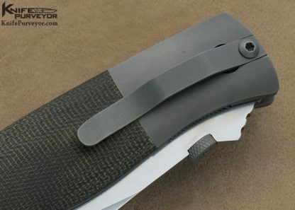 D.B. Fraley Custom Knife JS-25 Canvas Micarta Linerlock - Image 4