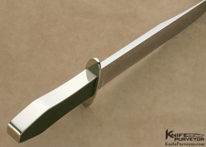 D.E. Henry Custom Knife 4th Generation Ebony "Gonzales" #5 - Image 8
